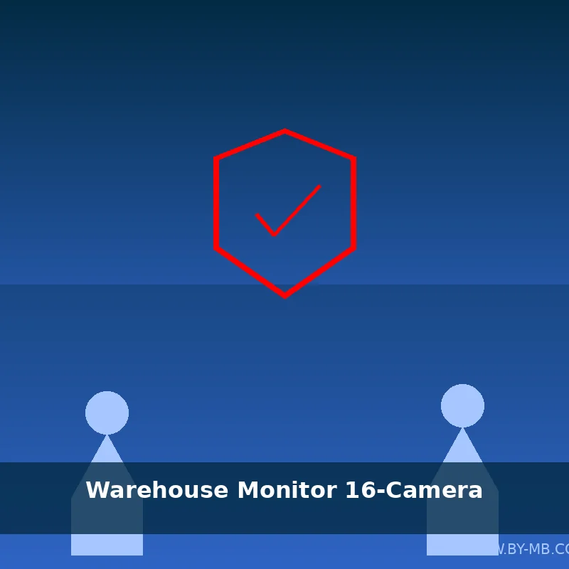 [PKG-16CAM-001] Warehouse Monitor (16-Camera Package)